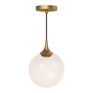 Nouveau - 1 Light Pendant-10.5 Inches Tall and 7.88 Inches Wide - 1288374