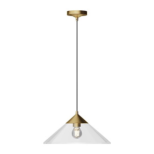 Mauer - 1 Light Pendant-7.38 Inches Tall and 14.88 Inches Wide