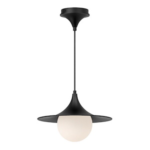 Fuji - 1 Light Pendant-8.75 Inches Tall and 12.5 Inches Wide
