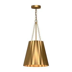 Plisse - 1 Light Pendant-20.75 Inches Tall and 12.13 Inches Wide