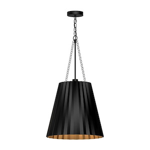 Plisse - 1 Light Pendant-27.25 Inches Tall and 16 Inches Wide