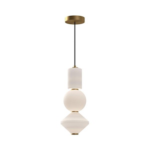 Bijou - 20W LED Pendant-19.38 Inches Tall and 7.88 Inches Wide