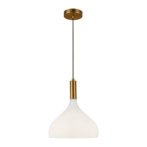 Belleview - 1 Light Pendant-14.25 Inch Tall and 11.88 Inch Wide - 1370518