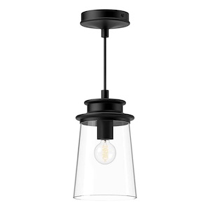 Quincy - 1 Light Pendant-10.13 Inches Tall and 6 Inches Wide