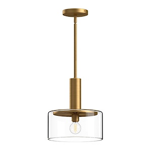 Royale - 1 Light Pendant-11.63 Inches Tall and 10 Inches Wide