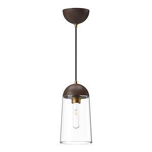 Emil - 1 Light Pendant-11.5 Inches Tall and 6 Inches Wide - 1288568