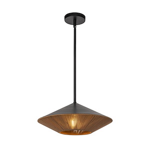 Daphne - 1 Light Pendant-6.25 Inch Tall and 15 Inch Wide