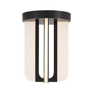 Anders - 13W LED Semi-Flush Mount-11.13 Inch Tall and 7.88 Inch Wide