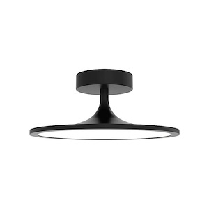 Issa - 20W LED Semi-Flush Mount-5 Inches Tall and 12 Inches Wide