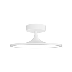Issa - 20W LED Semi-Flush Mount-5 Inches Tall and 12 Inches Wide