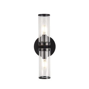 Revolve - 2 Light Bath Vanity-12.63 Inches Tall and 4.75 Inches Wide - 1028510