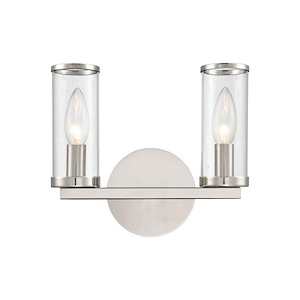 Revolve - 2 Light Bath Vanity-8.63 Inches Tall and 10.38 Inches Wide