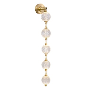 Marni - 26W LED Bath Vanity-7 Inches Tall and 38.25 Inches Wide - 1342979