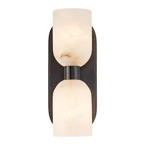 Lucian - 2 Light Bath Vanity-11.5 Inches Tall and 3.63 Inches Wide