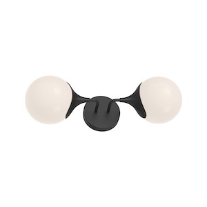 Nouveau - 2 Light Bath Vanity-19.38 Inches Tall and 6 Inches Wide