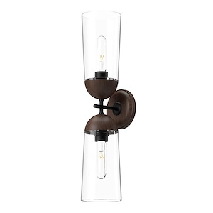 Emil - 2 Light Bath Vanity-23.38 Inches Tall and 5 Inches Wide