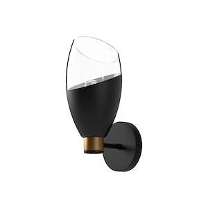 Capri - 1 Light Bath Vanity-12.13 Inches Tall and 5.25 Inches Wide