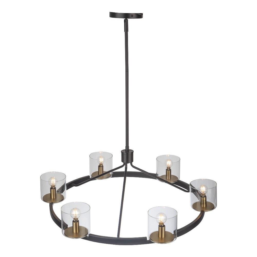 Artcraft Lighting - AC11826BB - Salinas - 6 Light Chandelier-11 Inches Tall  and 29 Inches Wide