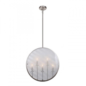 Harbor Point-Five Light Pendant-3.5 Inches Wide by 21 Inches High