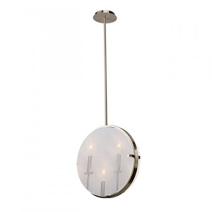 Harbor Point-Three Light Pendant-4 Inches Wide by 15 Inches High