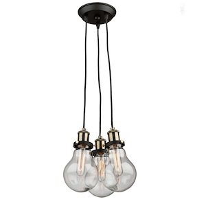 Edison - 3 Light Chandelier