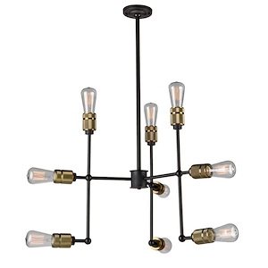 Jersey-9 Light Chandelier-25.25 Inches Wide by 19.25 Inches High - 535996