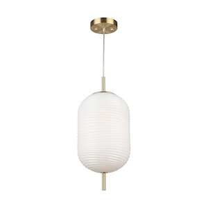 Vita - 1 Light Pendant-18.8 Inches Tall and 8.6 Inches Wide