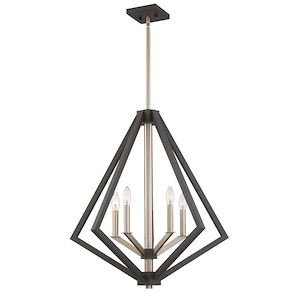 Breezy Point-5 Light Chandelier in Transitional Style-25 Inches Wide by 27 Inches High