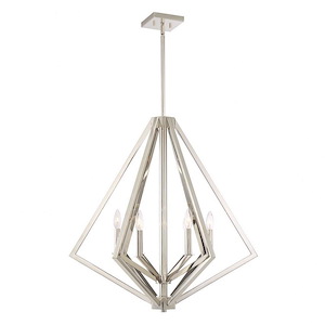 Breezy Point-6 Light Chandelier in Transitional Style-30 Inches Wide by 31 Inches High
