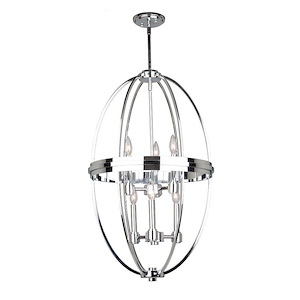 Roxbury-6 Light Chandelier in Transitional Style-19.5 Inches Wide by 31.25 Inches High - 725223