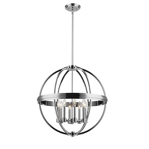 Roxbury-8 Light Chandelier in Transitional Style-26 Inches Wide by 26 Inches High