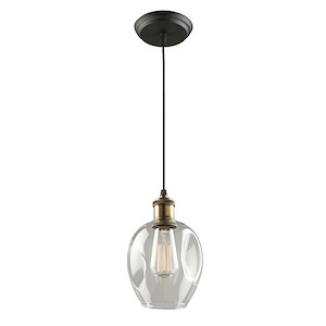 Clearwater-1 Light Pendant-5.5 Inches Wide by 10 Inches High