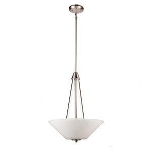 Clayton-3 Light Chandelier-16 Inches Wide by 21.5 Inches High