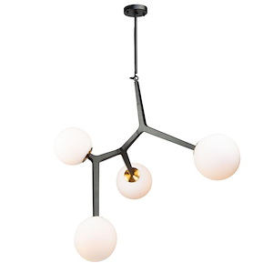 Ravello-4 Light Pendant-23 Inches Wide by 31.5 Inches High