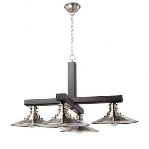 Ambrose-4 Light Chandelier-31 Inches Wide by 20 Inches High