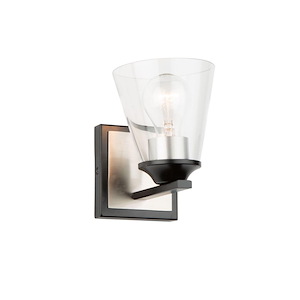 Wheaton-1 Light Wall Mount-5.25 Inches Wide by 6.5 Inches High