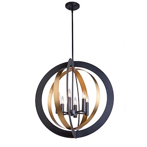 Capri-6 Light Chandelier in Transitional Style-25.5 Inches Wide by 25.5 Inches High - 725157