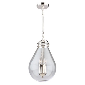 Alexandria-3 Light Pendant-10 Inches Wide by 17 Inches High - 725150