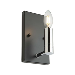 Carlton-1 Light Wall Mount in Transitional Style-4.25 Inches Wide by 7.75 Inches High - 857419