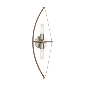 Arco-2 Light Wall Mount in Transitional Style-4.25 Inches Wide by 27 Inches High