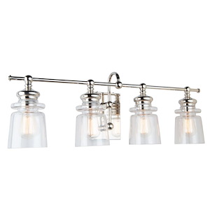 Castara-4 Light Wall Mount-30 Inches Wide by 10.5 Inches High