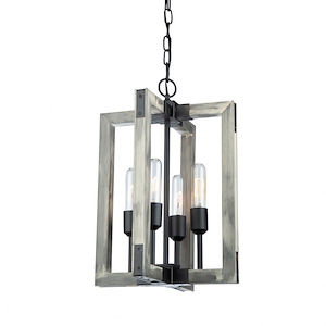 Gatehouse-4 Light Chandelier-12 Inches Wide by 18.5 Inches High