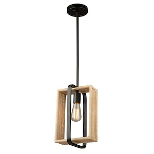 Perris - 1 Light Pendant In Classic Style-12.5 Inches Tall and 8 Inches Wide