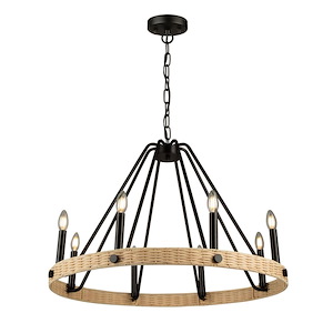 Perris - 8 Light Chandelier In Classic Style-22.4 Inches Tall and 32 Inches Wide