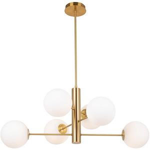 Bonita - 6 Light Chandelier-14 Inches Tall and 23 Inches Wide - 1332040