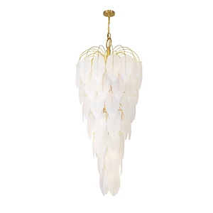 Alessia - 21 Light Chandelier-57 Inches Tall and 27.1 Inches Wide