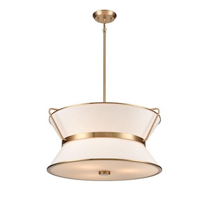 Layla - 6 Light Chandelier-11.4 Inches Tall and 22 Inches Wide - 1332045