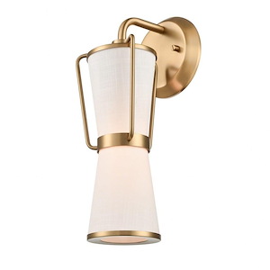 Lucian - 1 Light Wall Sconce-13.75 Inches Tall and 6.2 Inches Wide - 1332048