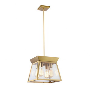 Lucian - 4 Light Chandelier-10.75 Inches Tall and 12 Inches Wide