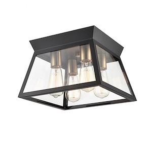 Lucian - 4 Light Flush Mount-8 Inches Tall and 12 Inches Wide - 1332053